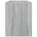 vidaXL Schminkhocker Grau Sonoma 70x35x45 cm Holzwerkstoff