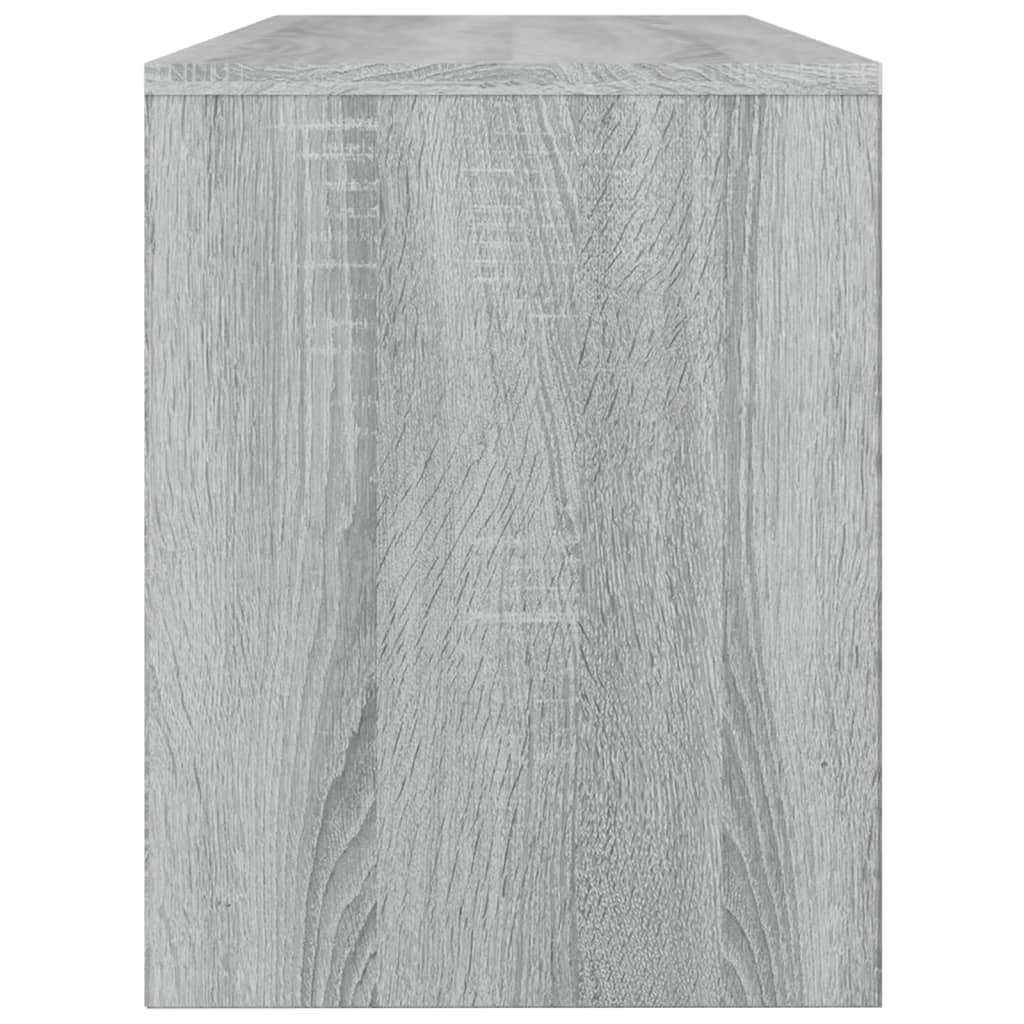 vidaXL Schminkhocker Grau Sonoma 70x35x45 cm Holzwerkstoff
