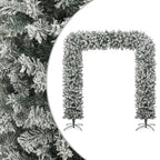 vidaXL Weihnachtsgirlande Beschneit 240 cm