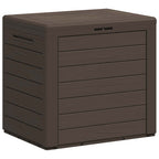 vidaXL Gartentruhe Braun 58,5x46x55 cm Polypropylen