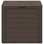 vidaXL Gartentruhe Braun 58,5x46x55 cm Polypropylen