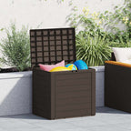 vidaXL Gartentruhe Braun 58,5x46x55 cm Polypropylen