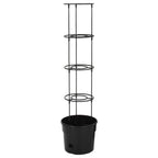 vidaXL Tomatentopf Anthrazit Ø29,5x115 cm Polypropylen