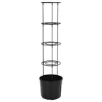 vidaXL Tomatentopf Anthrazit Ø29,5x115 cm Polypropylen