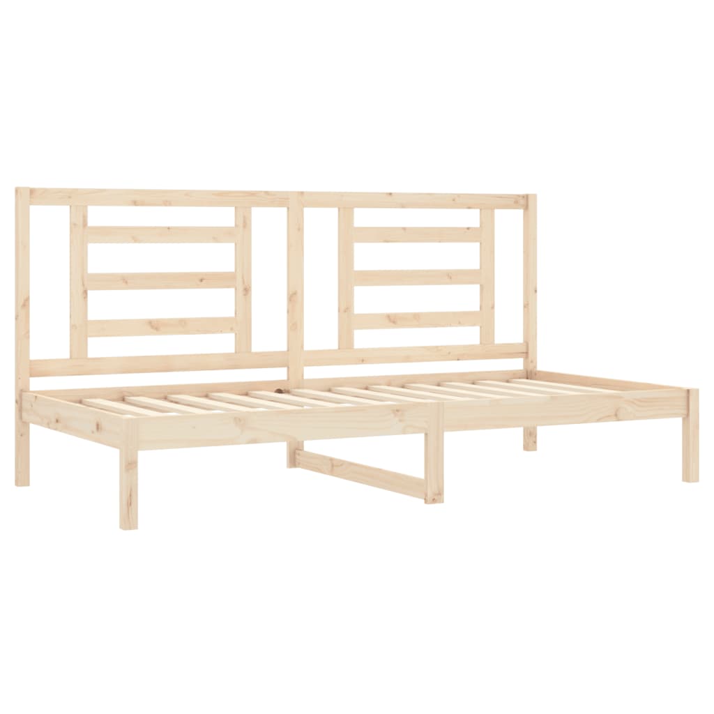 vidaXL Tagesbett ohne Matratze 90x200 cm Massivholz Kiefer