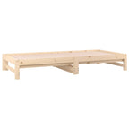 vidaXL Tagesbett Ausziehbar 2x(90x200) cm Massivholz Kiefer