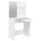 vidaXL Schminktisch-Set Weiß 74,5x40x141 cm