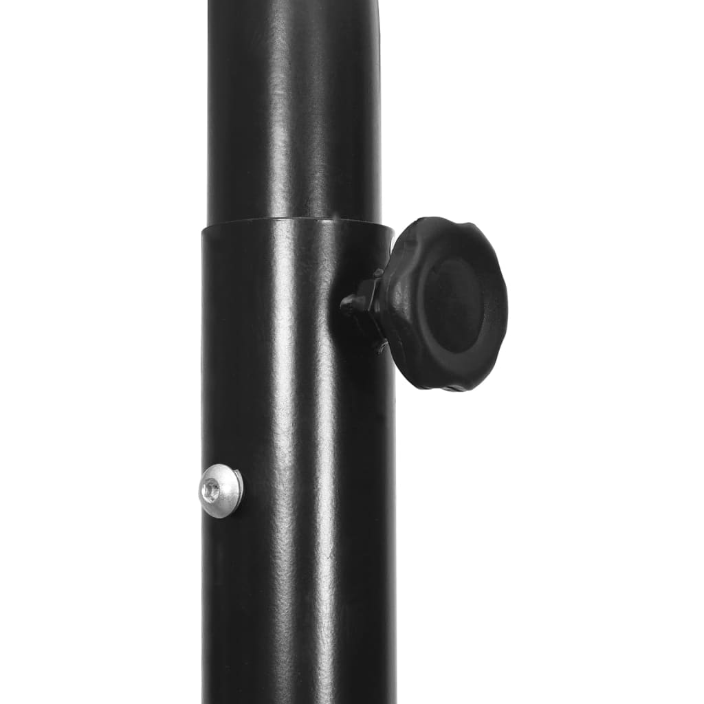 vidaXL Basketballständer Weiß 282-352 cm Polyethylen