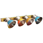 vidaXL Wandleuchte Industrie-Stil Mehrfarbig 90x25 cm E27