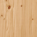 vidaXL Couchtisch Grau 53x53x43,5 cm Holzwerkstoff & Massivholz Kiefer
