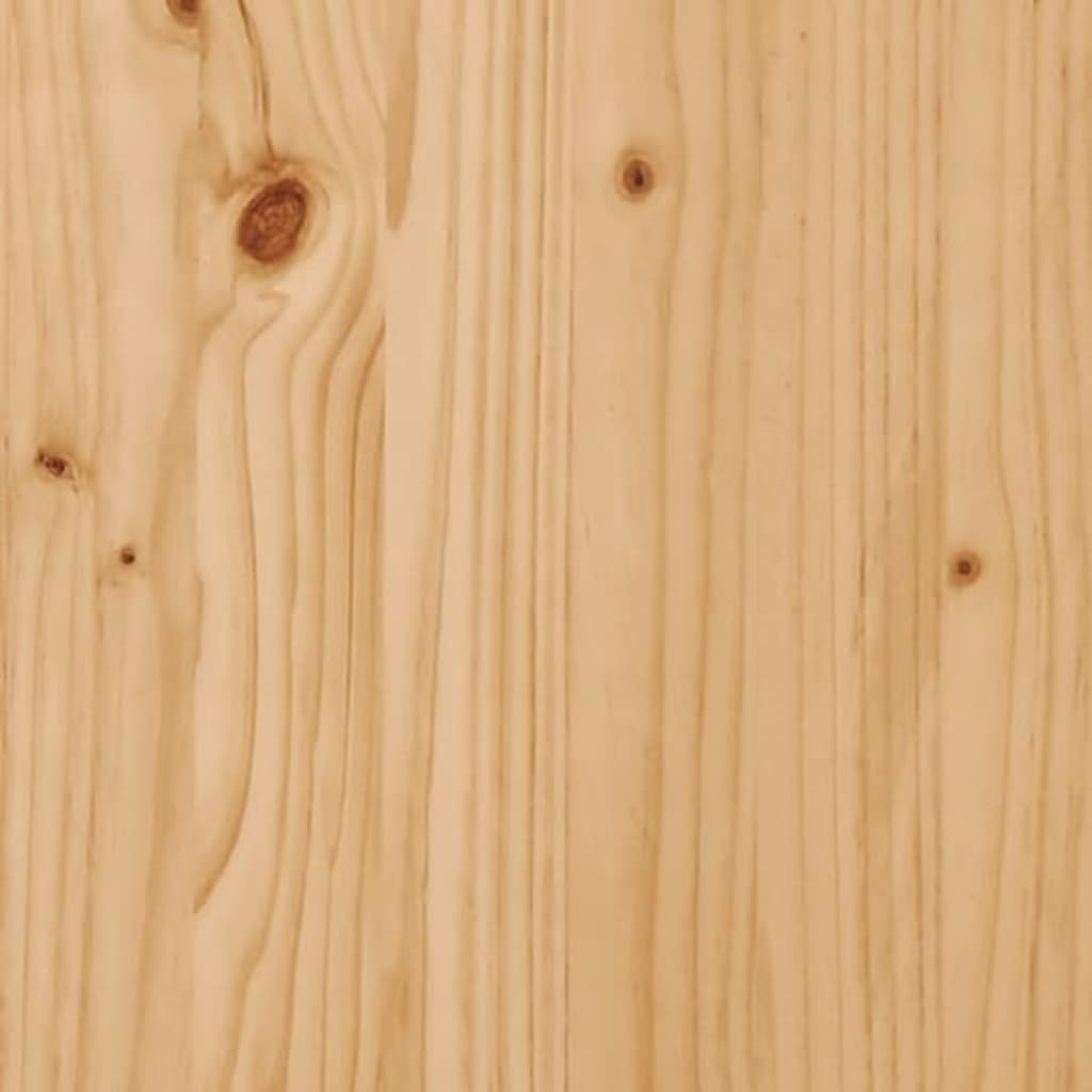 vidaXL Couchtisch Grau 53x53x43,5 cm Holzwerkstoff & Massivholz Kiefer