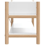 vidaXL TV-Schrank Weiß 82x38x45 cm Holzwerkstoff