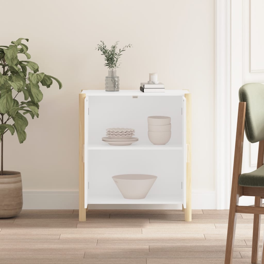 vidaXL Sideboard Weiß 62x38x70 cm Holzwerkstoff