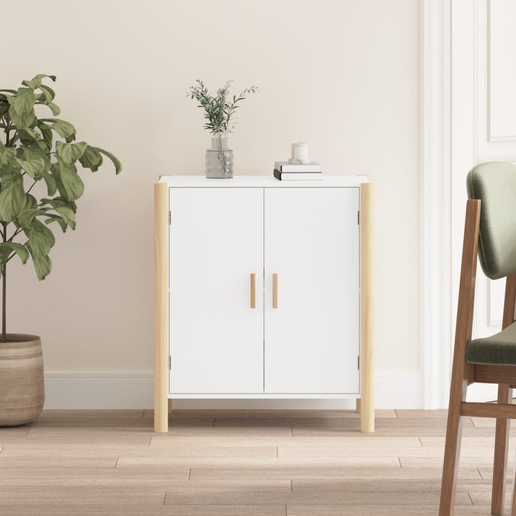 vidaXL Sideboard Weiß 62x38x70 cm Holzwerkstoff