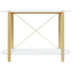 vidaXL Konsolentisch Weiß 110x38x75 cm Holzwerkstoff