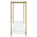 vidaXL Konsolentisch Weiß 110x38x75 cm Holzwerkstoff