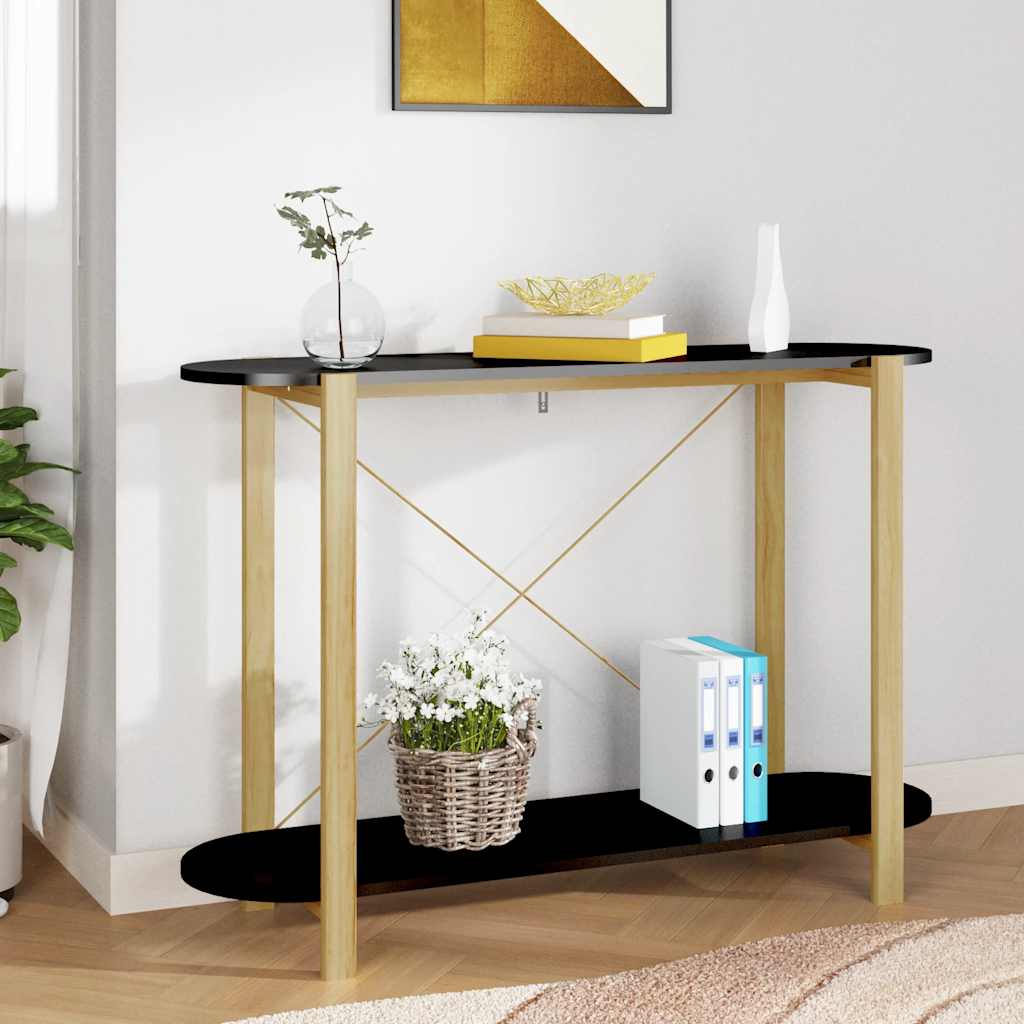vidaXL Konsolentisch Weiß 110x38x75 cm Holzwerkstoff