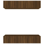 vidaXL TV-Schränke 4 Stk. Braun Eichen-Optik 80x30x30 cm Holzwerkstoff
