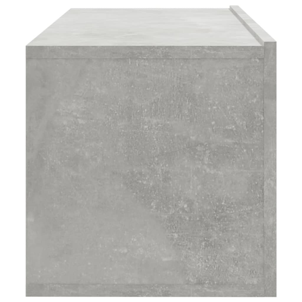 vidaXL TV-Wandschränke 4 Stk. Betongrau 100x30x30 cm
