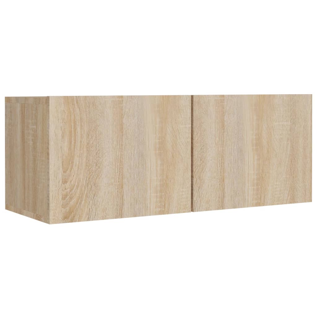 vidaXL 8-tlg. TV-Schrank-Set Sonoma-Eiche Holzwerkstoff
