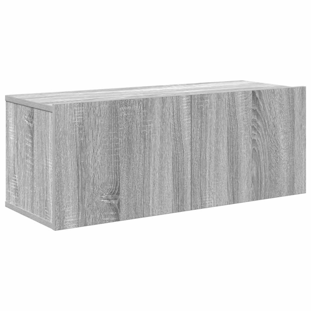 vidaXL 5-tlg. TV-Schrank-Set Grau Sonoma Holzwerkstoff