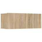 vidaXL 6-tlg. TV-Schrank-Set Sonoma-Eiche Holzwerkstoff