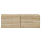 vidaXL 3-tlg. TV-Schrank-Set Sonoma-Eiche Holzwerkstoff