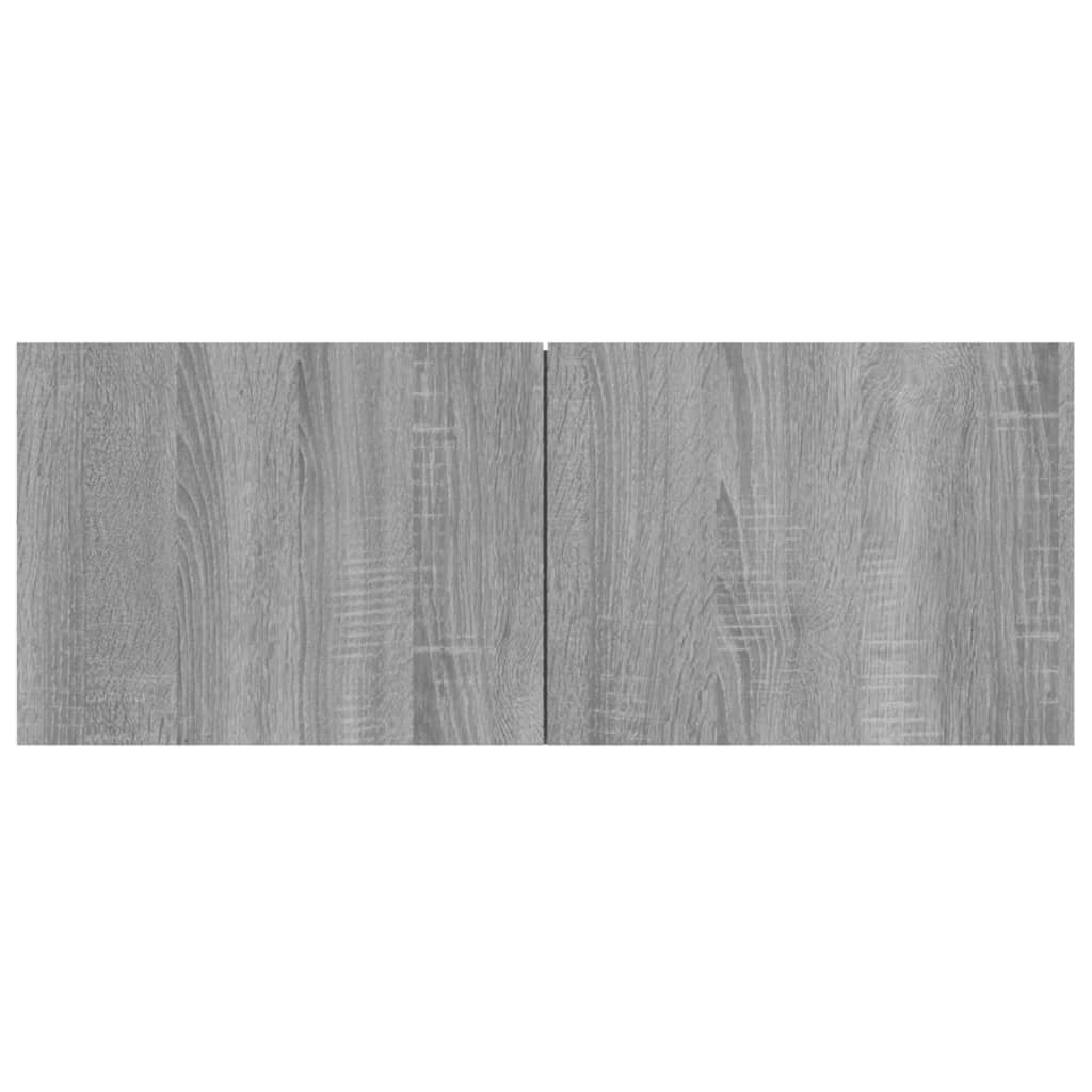 vidaXL 6-tlg. TV-Schrank-Set Grau Sonoma Holzwerkstoff