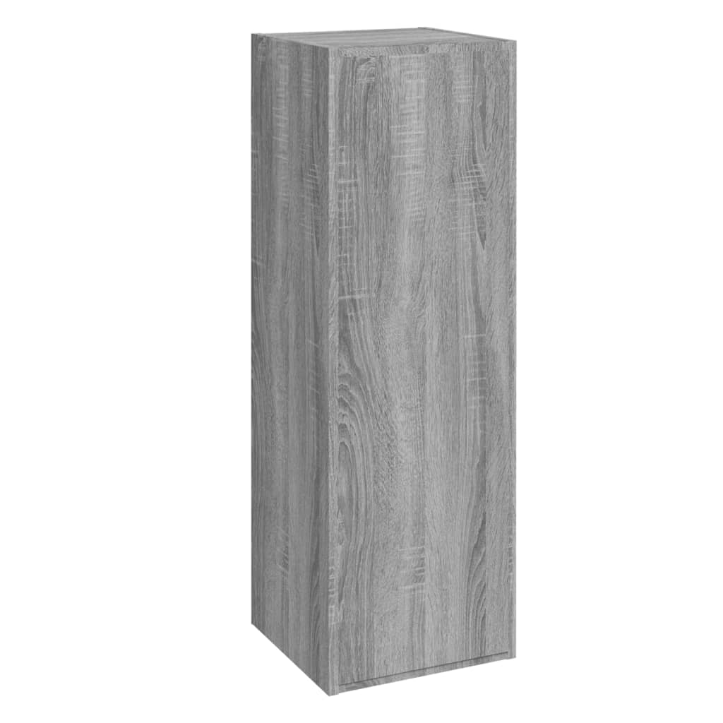 vidaXL 6-tlg. TV-Schrank-Set Grau Sonoma Holzwerkstoff