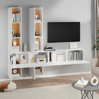 vidaXL TV-Wandschrank Weiß Holzwerkstoff