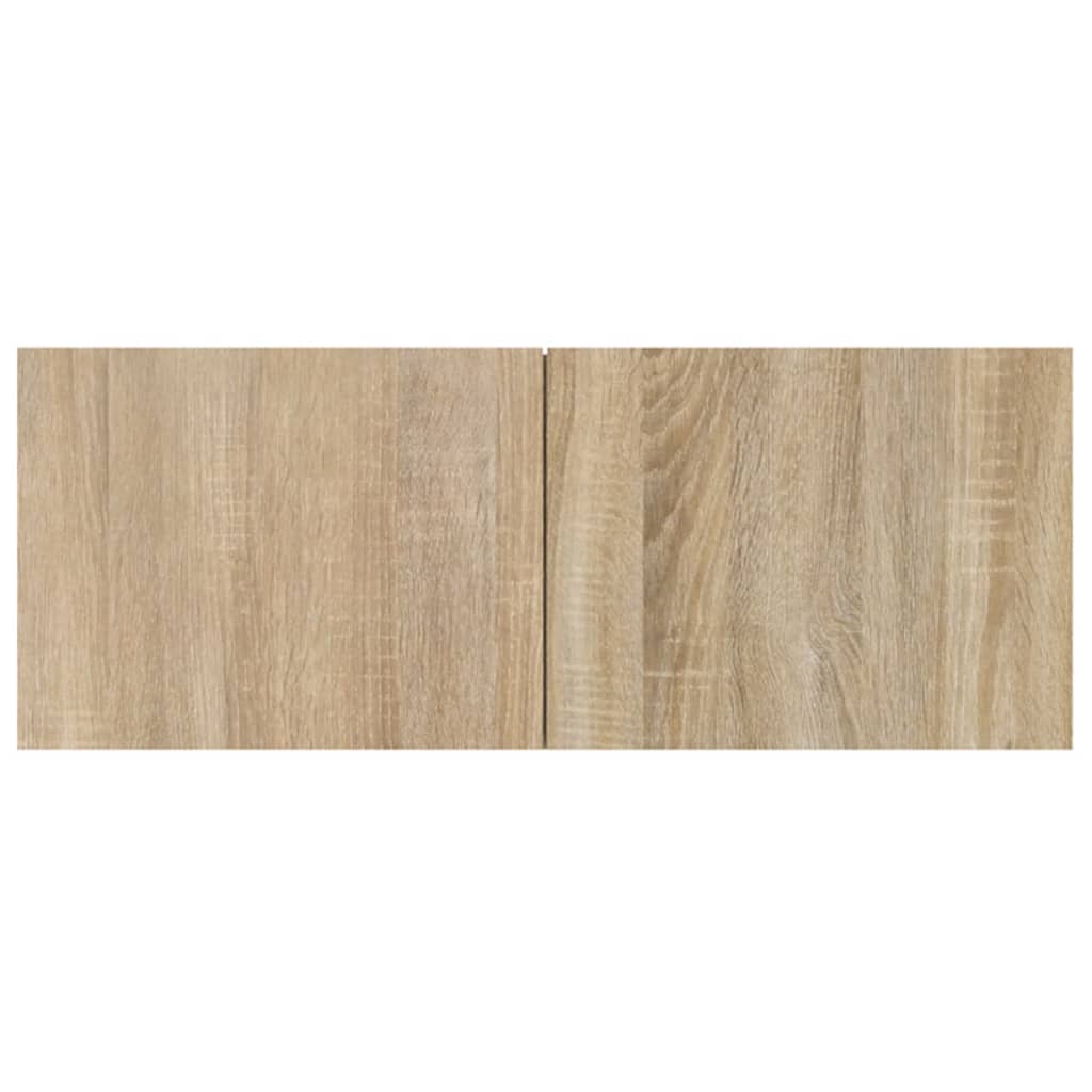 vidaXL TV-Wandschrank Sonoma-Eiche Holzwerkstoff