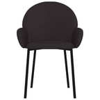 vidaXL Esszimmerstühle 2 Stk. Schwarz Kunstleder