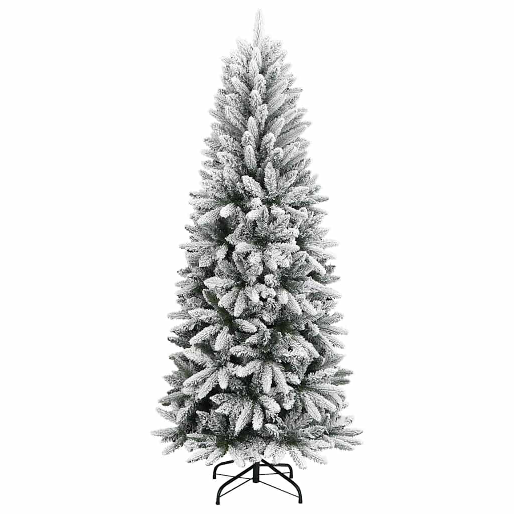 vidaXL Künstlicher Weihnachtsbaum Beschneit 120 cm PVC&PE
