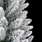 vidaXL Künstlicher Weihnachtsbaum Beschneit 120 cm PVC&PE