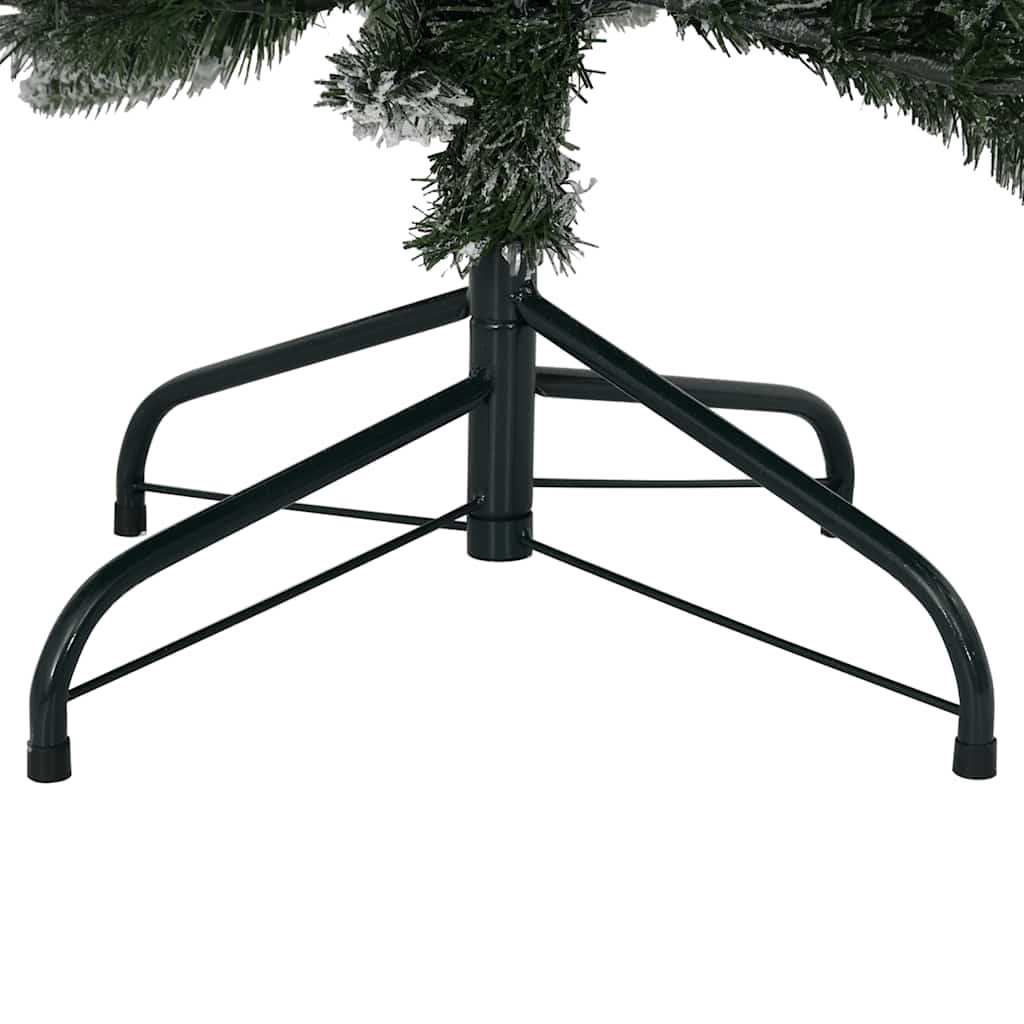 vidaXL Künstlicher Weihnachtsbaum Beschneit 120 cm PVC&PE