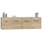 vidaXL Wandschränke 2 Stk. Sonoma-Eiche 60x36,5x35 cm Holzwerkstoff