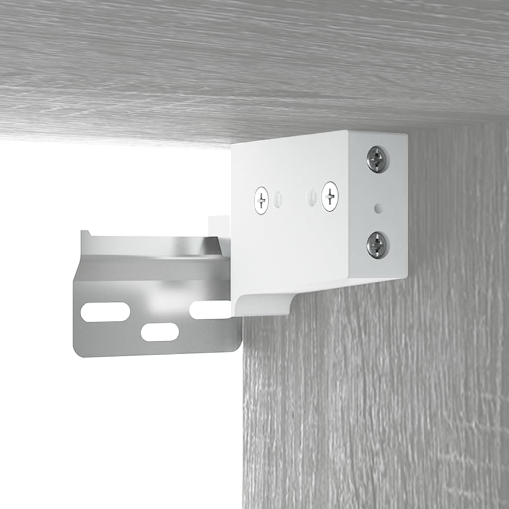 vidaXL Wandschränke 2 Stk. Grau Sonoma 100x36,5x35 cm Holzwerkstoff
