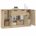 vidaXL Sideboards 3 Stk. Sonoma-Eiche Holzwerkstoff
