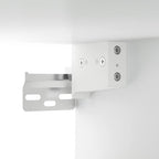 vidaXL 2-tlg. Badmöbel-Set Weiß Holzwerkstoff