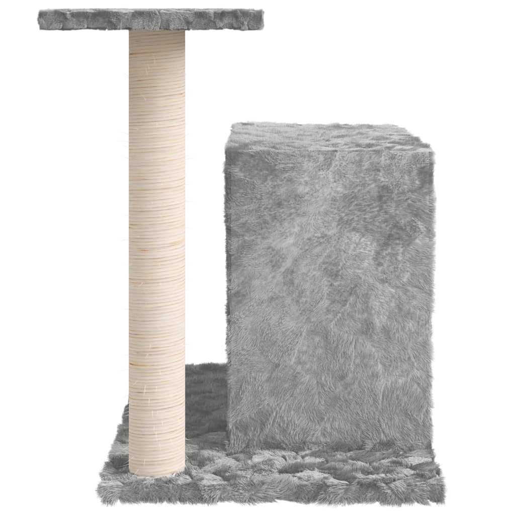 vidaXL Kratzbaum mit Sisal-Kratzsäule Hellgrau 51 cm