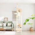 vidaXL Kratzbaum Deckenhoch Creme 277-303 cm