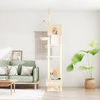 vidaXL Kratzbaum Deckenhoch Creme 277-303 cm