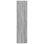 vidaXL Eckregal Grau Sonoma 33x33x132 cm Holzwerkstoff