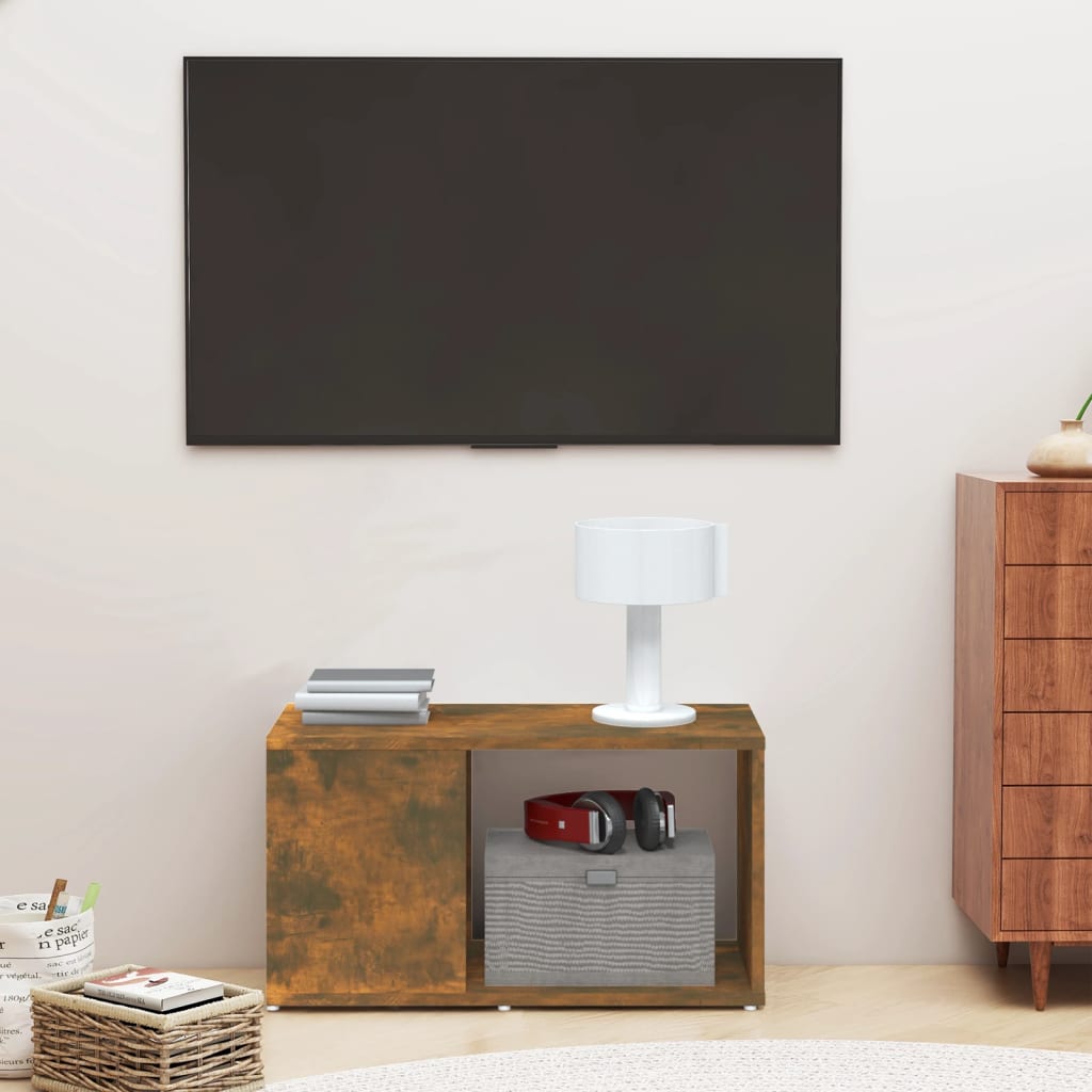 vidaXL TV-Schrank Räuchereiche 102x41x44 cm Holzwerkstoff