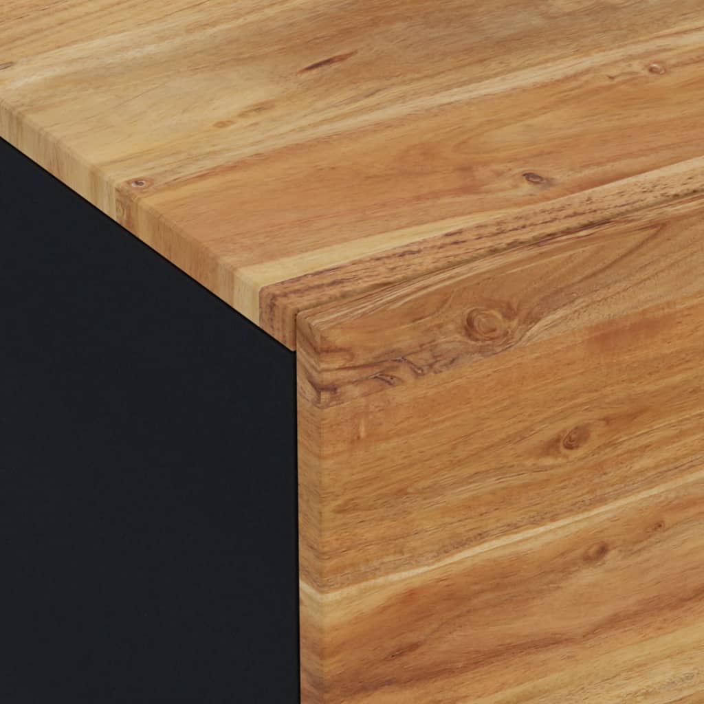 vidaXL TV-Schrank 105x33x46 cm Massivholz Akazie