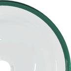 vidaXL Waschbecken Hartglas 35x12 cm Transparent