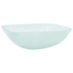 vidaXL Waschbecken Glas 42x42x14 cm Matt