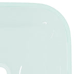 vidaXL Waschbecken Glas 42x42x14 cm Matt