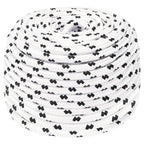 vidaXL Arbeitsseil Weiß 10 mm 100 m Polyester