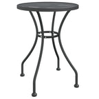 vidaXL 5-tlg. Garten-Essgruppe Streckgitter Anthrazit